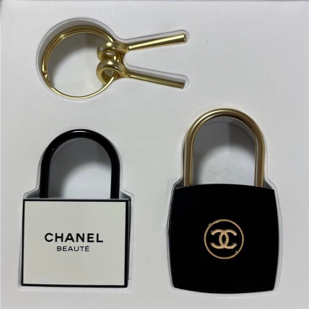 Padlock Set LA Collection White/Gold Black Gold